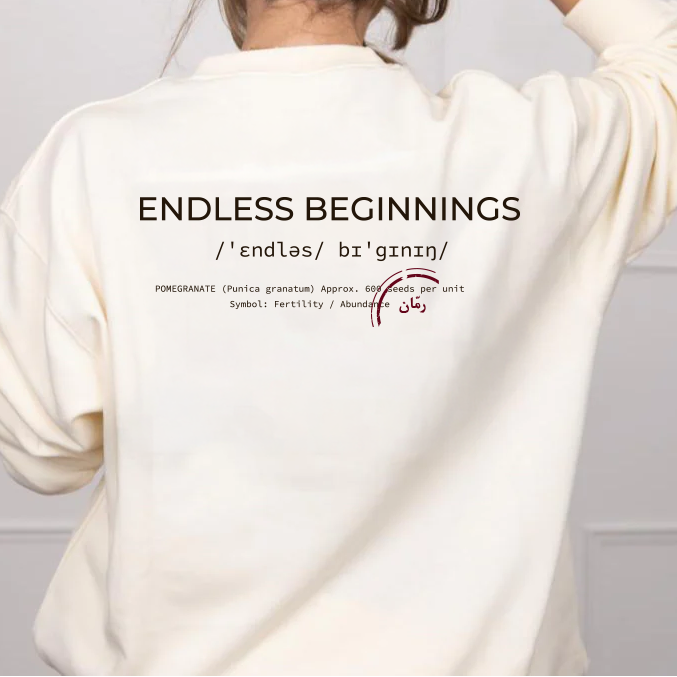 Pomgranate sweatshirt